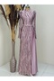 Beaded Eslina Evening Gown with Hempendant Detail - 2