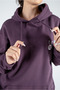 Women's Cotton Hooded Sweatshirt - Stylish and Simple Design / Different Color Choices - 6
