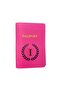 Letter Design Leather Passport Cover I