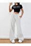 Gray Women's Baggy Oversized Plus Size Sportswear Quality Loose Fit Stretchy Comfortable Fabric Sweatpants431 - 5