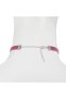 Colier Choker, Model Inima, Catifea, Roz - 2