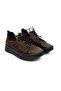 2551701K Women's Genuine Leather Stretch Rubber Lace Thick Sole Casual Shoes - 4