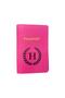 Letter Design Leather Passport Cover H