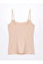 Lcw Dream Pink U-Neck Straight Straps Women's Undershirt - 6