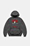 Lady Gaga Printed Oversize Unisex Washable Black Hoodie