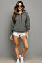 Hooded Pocket 3 Thread High Quality Unisex Women Men Sweatshirt