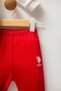 Red and White Baby Girl Top and Bottom Set, 100% Cotton - 3