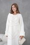 Women's Front Beaded Wide Fit Long Knitwear Dress - 3
