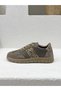 25K-055-7122 Genuine Leather with Metal Logo Detail Flat Sole Sneaker Sports Shoes for Women - 3