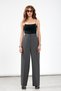 Women's Trousers Wide Leg Pants Stretch Fabric Loose Leg Casual Antsarit Back Flato Pocketed High Waist - 2