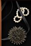 Shiny Stone Flower Choker Necklace - 3