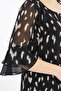 Special Patterned Plus Size Chiffon Dress - 2