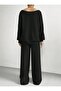 Black Women's Baggy Oversized Plus Size Sportswear Quality Loose Fit Stretchy Comfortable Fabric Sweatpants R6 - 2