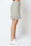 Striped Short Skirt - 3