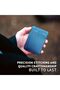 BRIXTON Slim Card Holder with ID Window - Minimalist Front Pocket Leather Wallet with RFID - 6