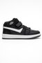 Lace-Up Women's Sneakers Black White - 2