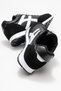 Lace-Up Women's Sports Shoes; Black White - 4