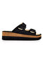 Bellatrix – Winter-Ready Black Buckle Orthopedic Furry Slippers - 3
