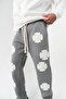 Hood Flow Embroidery Detailed Sweatpants - 5