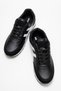 Lace-Up Women's Sports Shoes; Black White - 5