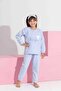 Mother-Daughter (the Price Is for One Item When You Make It Yourself) Fleece Pajama Set - 3
