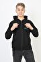 Hooded Zippered Side Pocket Printed 100% Cotton 2 Thread Seasonal Boys' Sweatshirt - 4