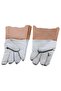 Welder Gloves Leather Heat Resistant Fireproof Welding Protective Work Gloves Grinding 1 Pair XL Size - 4