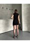 Women's Gathered Waist Modal Dress - 3