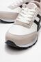 Lace-Up Women's Sports Shoes; White Black - 3