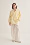 Women's Organic Cotton V-Neck Blouse Butter