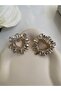 Special Series Silver Color Crystal Zircon Stone Heart Earrings - 2