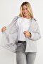 Quilted Patterned Oversized Buttoned Coat - 4