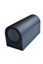Oval Double-Way Aluminum Outdoor Sconce Matte Black 7X9X15 cm - 5