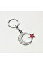 Keychain Bag Accessory Moon Star Keychain with Stones