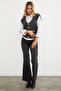 Bearded Buttoned V-Neck Oversize Vest - 5