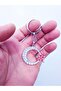 Keychain Bag Accessory Moon Star Keychain with Stones - 2