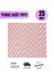 25-Piece Red Paper Straws Set – Eco-Friendly, Disposable, Durable and Stylish Colored Straws