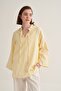 Women's Organic Cotton V-Neck Blouse Butter - 5
