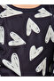 Girls Heart Print Top and Pyjama Set - 3