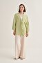 Women's Organic Cotton Oversize Kimono Light Green
