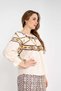 Short Printed Sleeve Top - 4