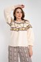 Short Printed Sleeve Top - 3