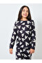 Teen Heart Print Top and Pyjama Set - 2
