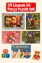 5-Pack Licensed 24-Piece Puzzle Set – Masha and the Bear, Sonic, Strawberry Shortcake & Others - 2