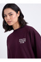 Women Slogan Print Regular Fit Sweatshirt - 4