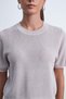 Solid Crew Neck Half Sleeve Top - 5