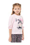 Girls Glitter Graphic Top and Flared Leggings Set - 4