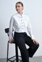 Button-Front Top with Chest Pockets - 3
