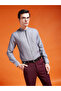 قميص رسمي رجالي رمادي اللون بقصّة Slim Fit - 3