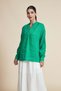 Solid Long-Sleeve V-Neck Top - 3